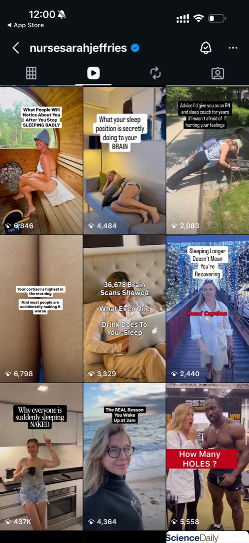 @nursesarahjeffries reel grid