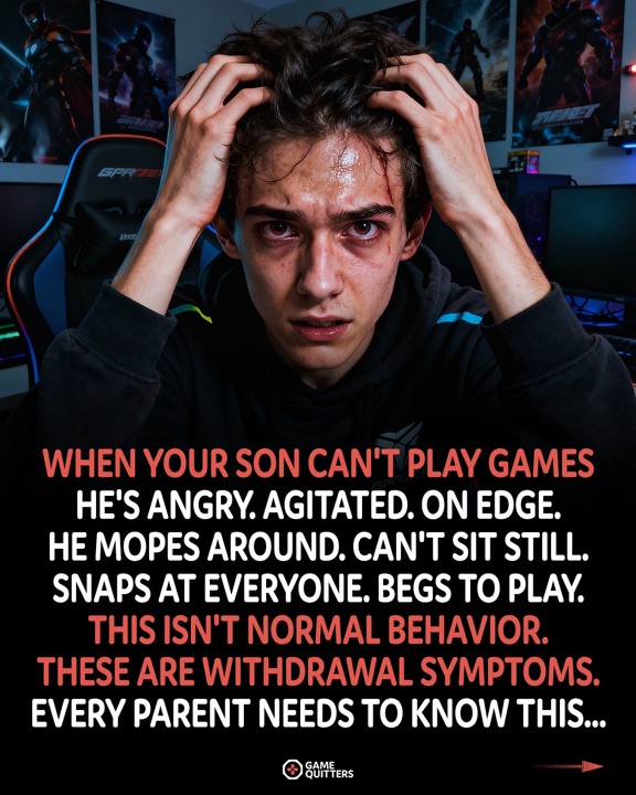 Why your son acts so different when he can't game