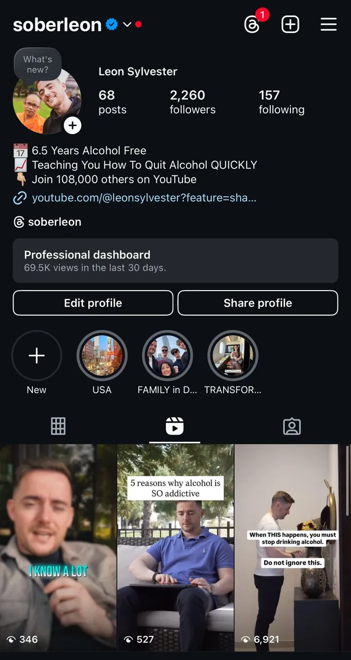 18 February 2025: 68 posts, 2,260 followers