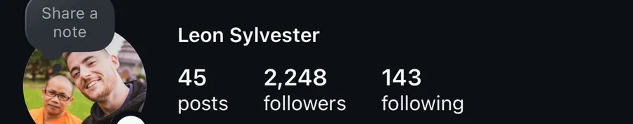 Instagram profile 7 Feb 2025: 2,248 followers