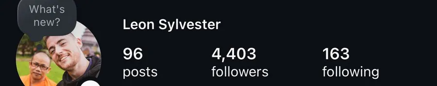 Instagram profile 27 Feb 2025: 4,403 followers