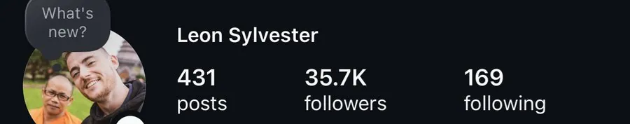 Instagram profile 29 Nov 2025: 35.7K followers